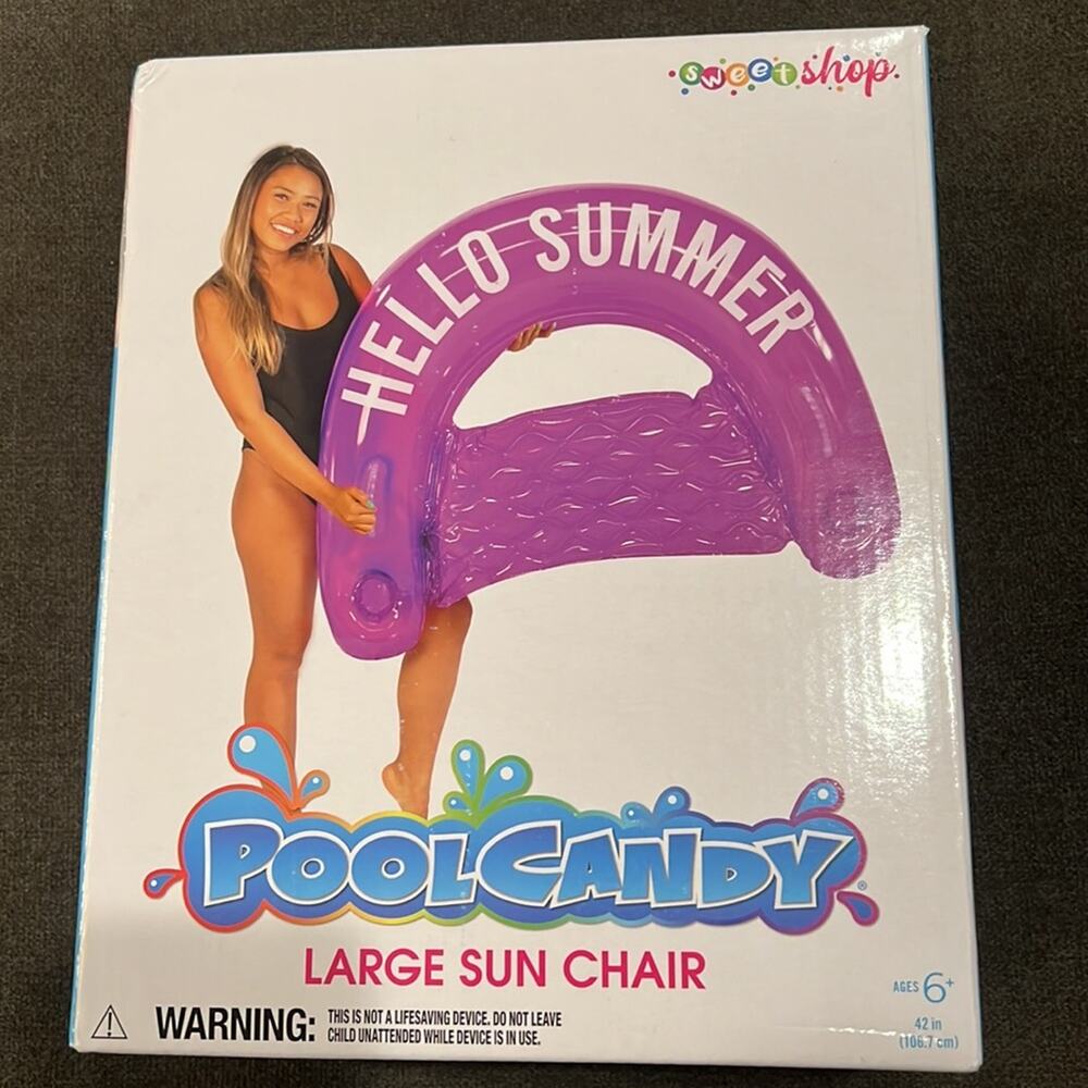 Poolcandy Hello Summer Large Sun Chair - Picture 3 of 5